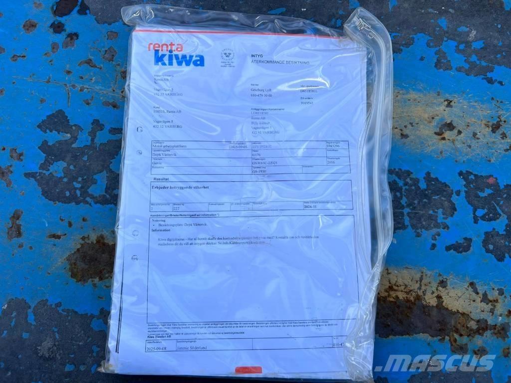 Genie GS 1930 Saksilavat