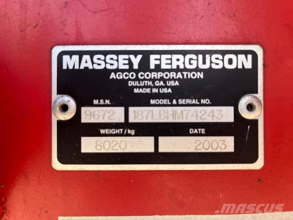 Massey Ferguson 187 Kanttipaalaimet