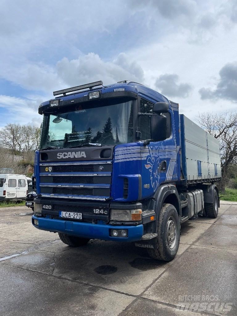 Scania 124 C 420 Sora- ja kippiautot