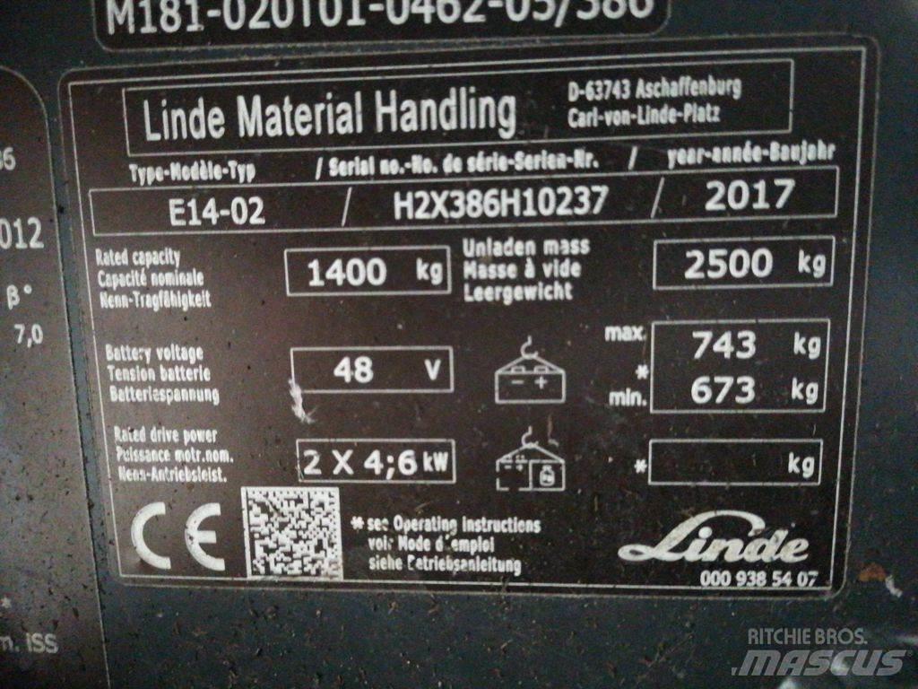 Linde E14-02 Sähkötrukit