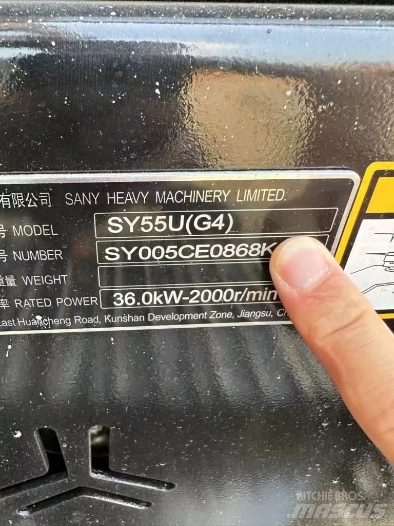 Sany SY 55 U Minikaivukoneet < 7t