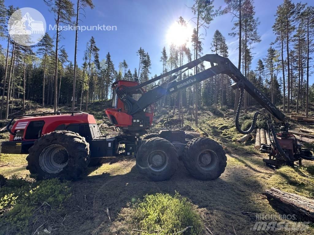Komatsu 951 Harvesterit