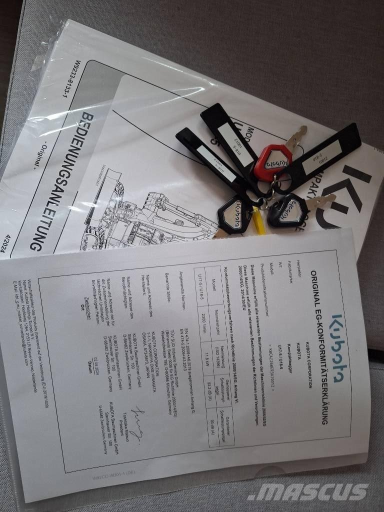 Kubota U 18-5 Minikaivukoneet < 7t