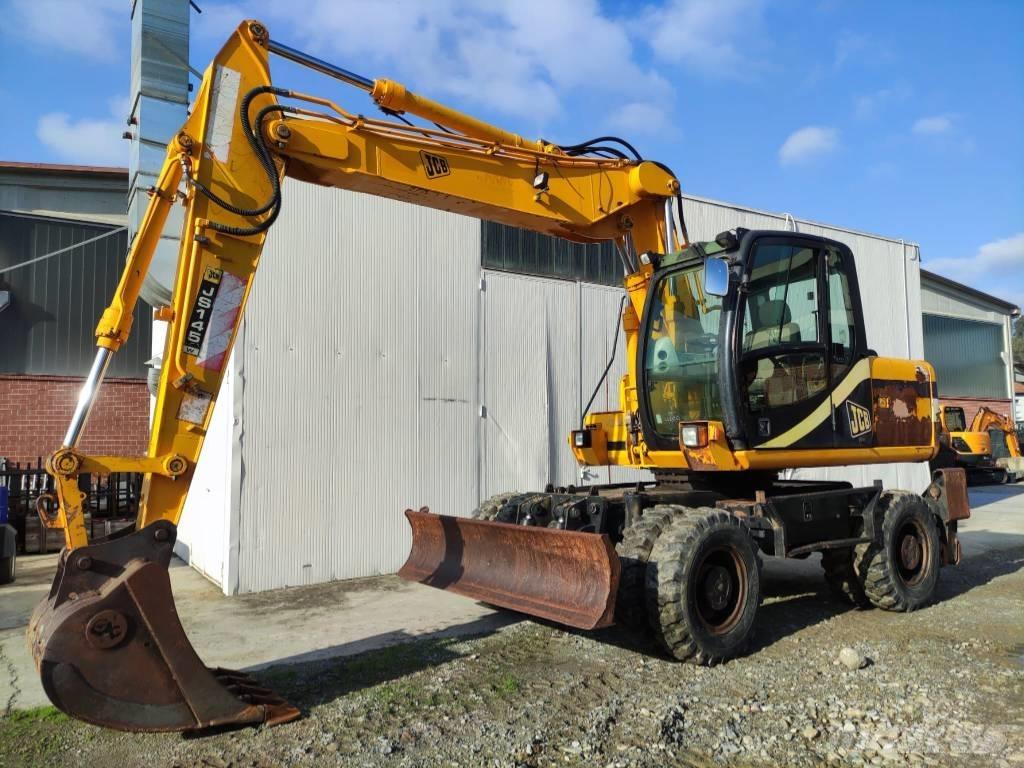 JCB JS 145 W Pyöräkaivukoneet