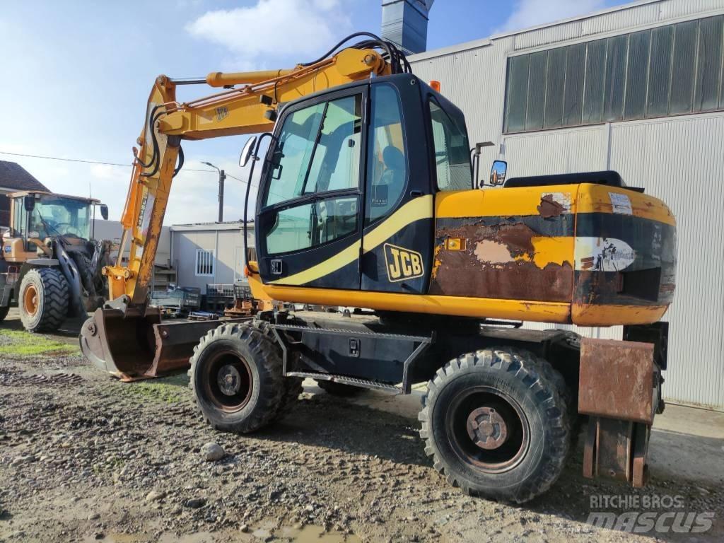 JCB JS 145 W Pyöräkaivukoneet