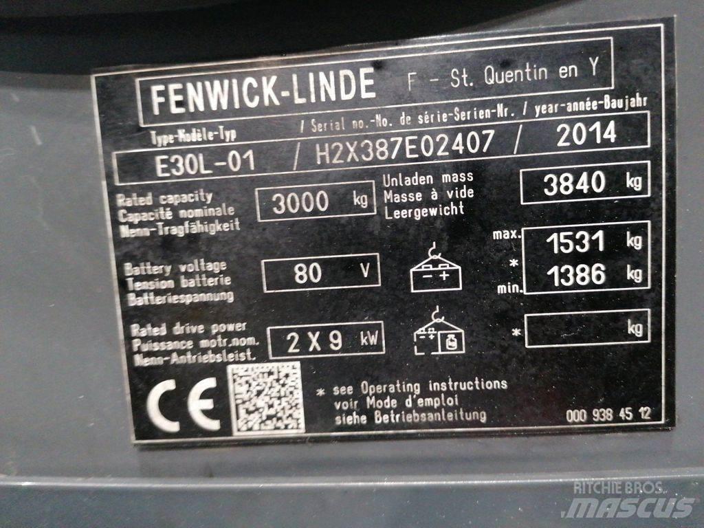 Linde E30L-01 Sähkötrukit
