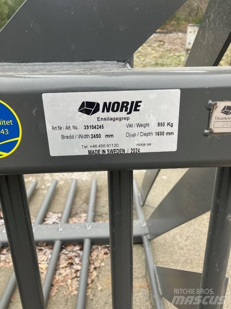 Norje Ensilagegrep Etukuormaimen varusteet