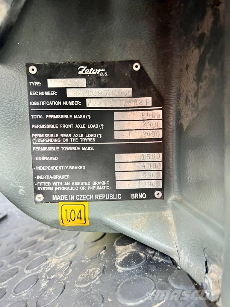 Zetor 7441 PROXIMA Traktorit