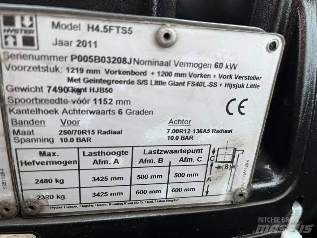 Hyster H4.5 Dieseltrukit