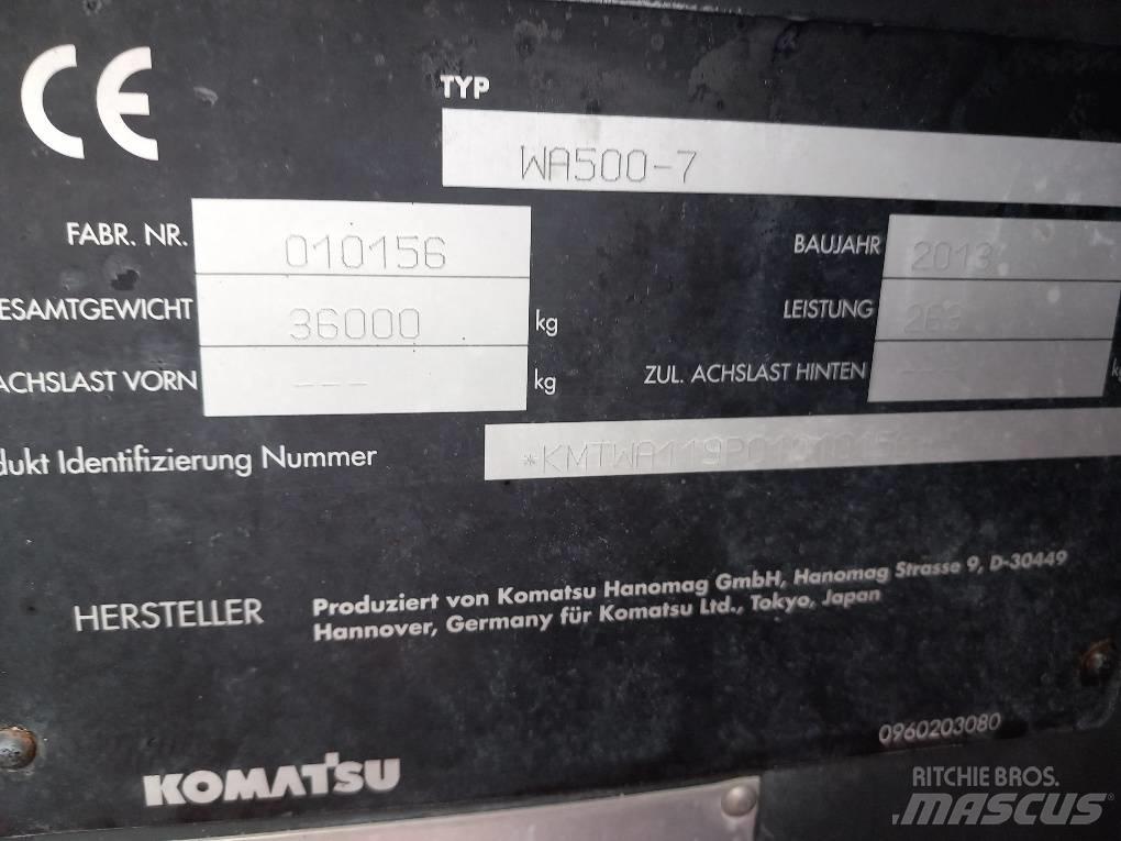 Komatsu WA500-7 Pyöräkuormaajat
