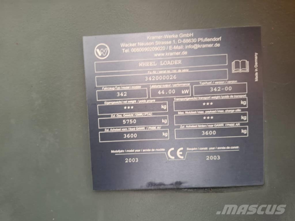 Kramer 380 Pyöräkuormaajat