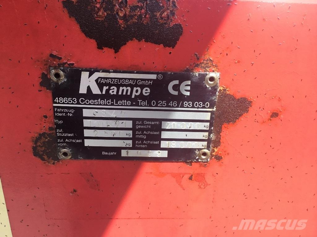 Krampe TWK21 Kippiperävaunut
