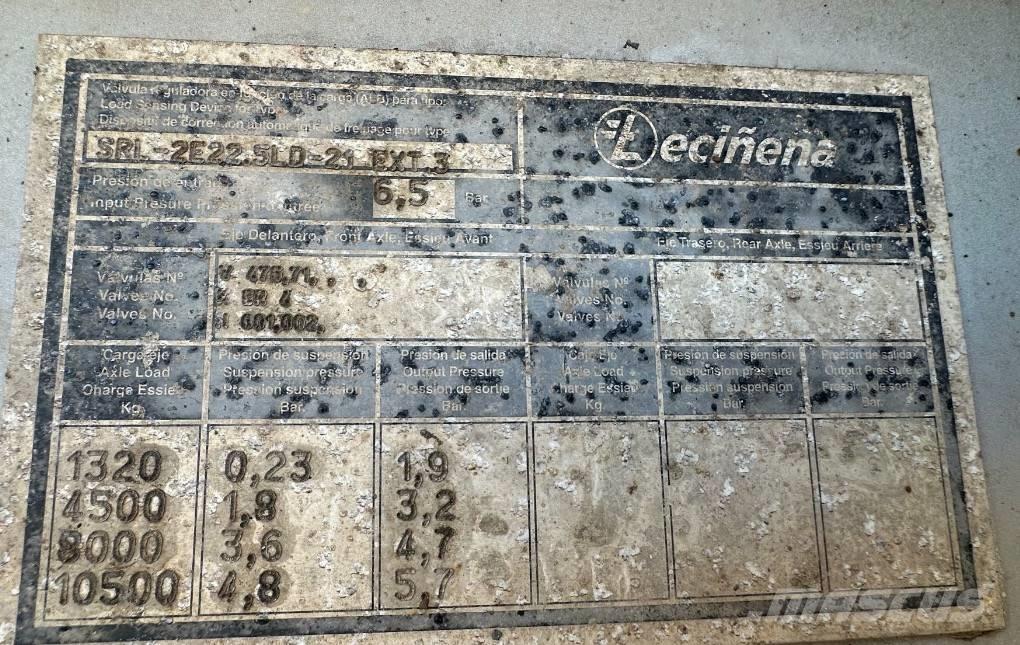 Lecinena SD220LD Kippipuoliperävaunut