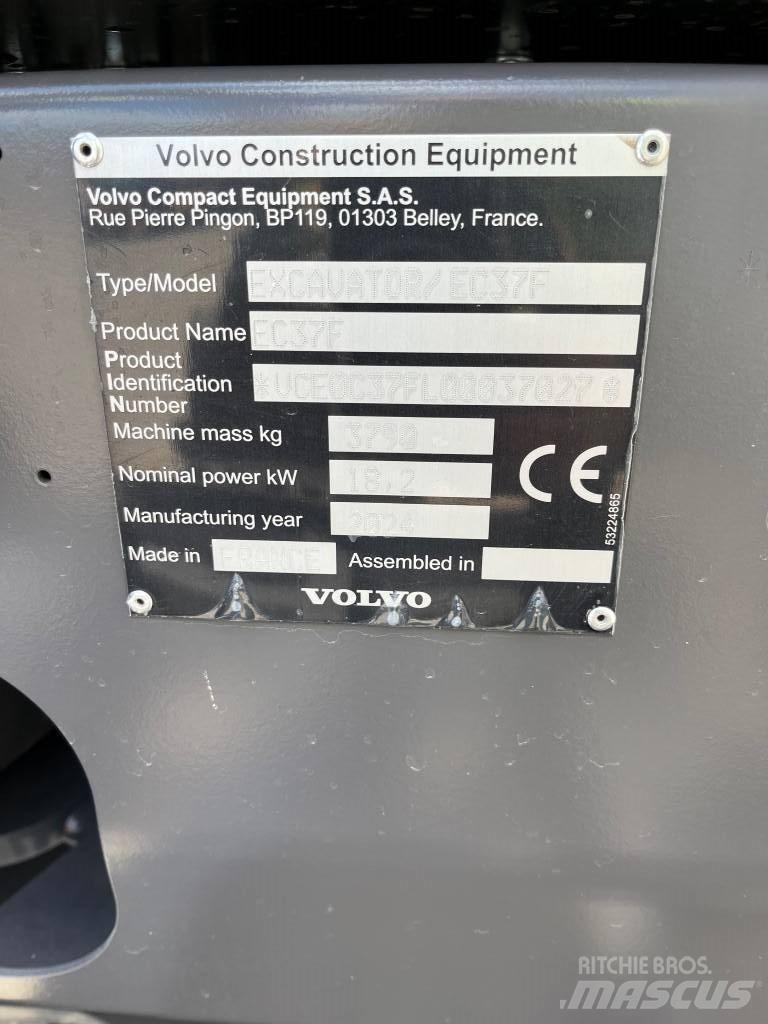 Volvo EC37F Minikaivukoneet < 7t