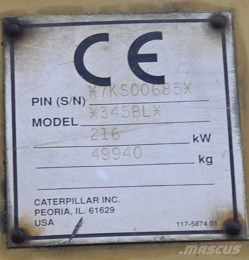 CAT 345 B L Telakaivukoneet