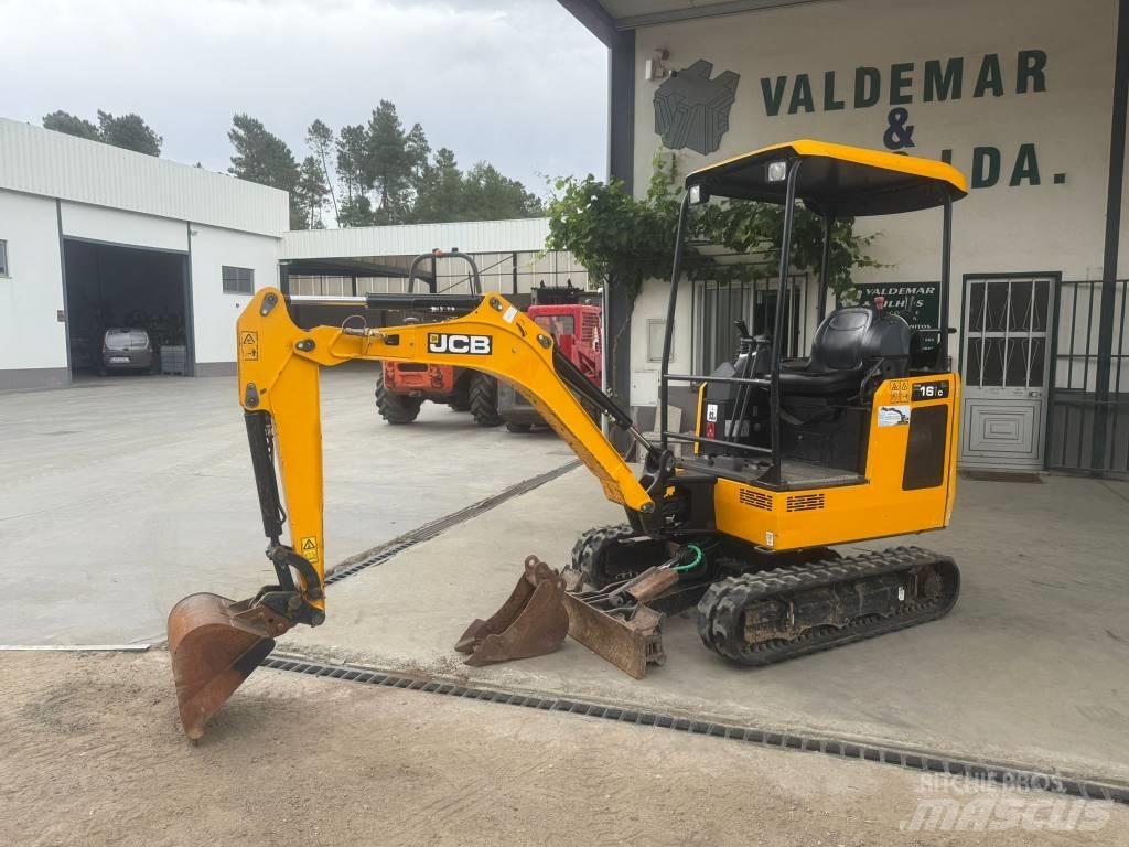 JCB 16 C-1, 821h Minikaivukoneet < 7t