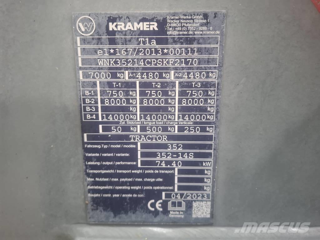 Kramer 8115 Pyöräkuormaajat