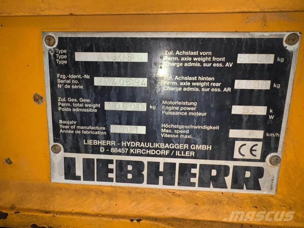 Liebherr A308 Pyöräkaivukoneet