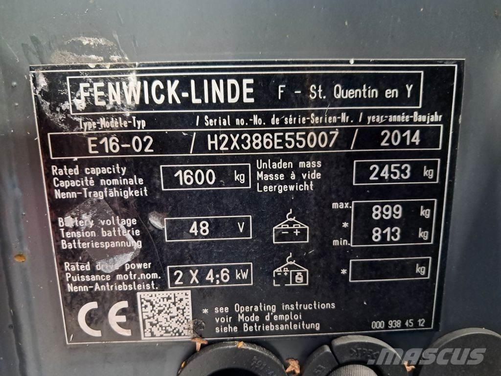 Linde E16-02 Sähkötrukit