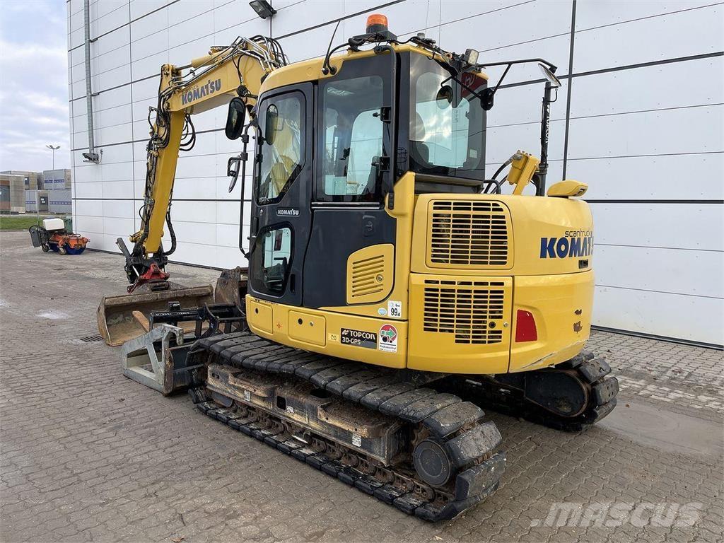 Komatsu PC88MR-10 Pyöräkaivukoneet