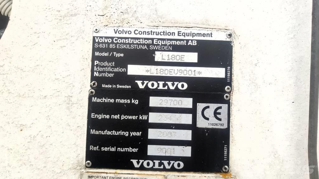 Volvo L 180 E Pyöräkuormaajat