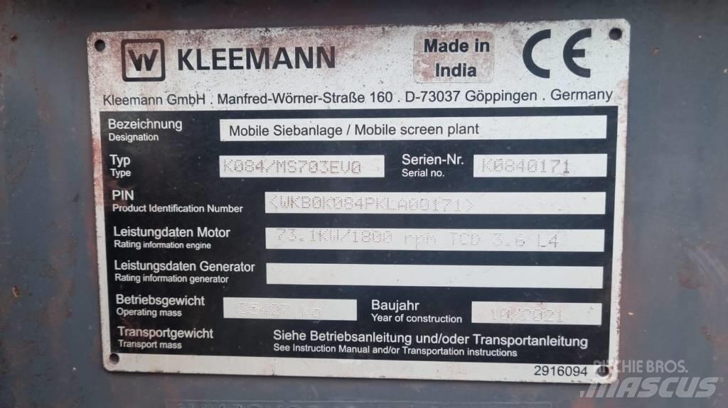 Kleemann MS 703 EVO Mobiiliseulat
