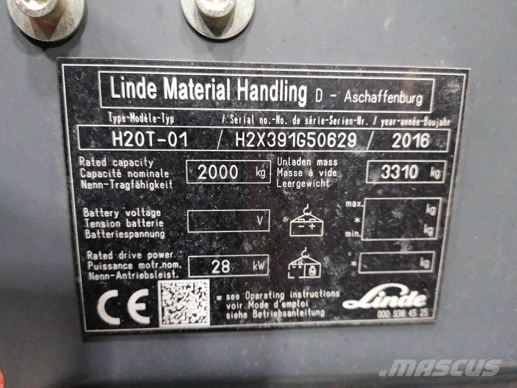 Linde H20T-01 Nestekaasutrukit