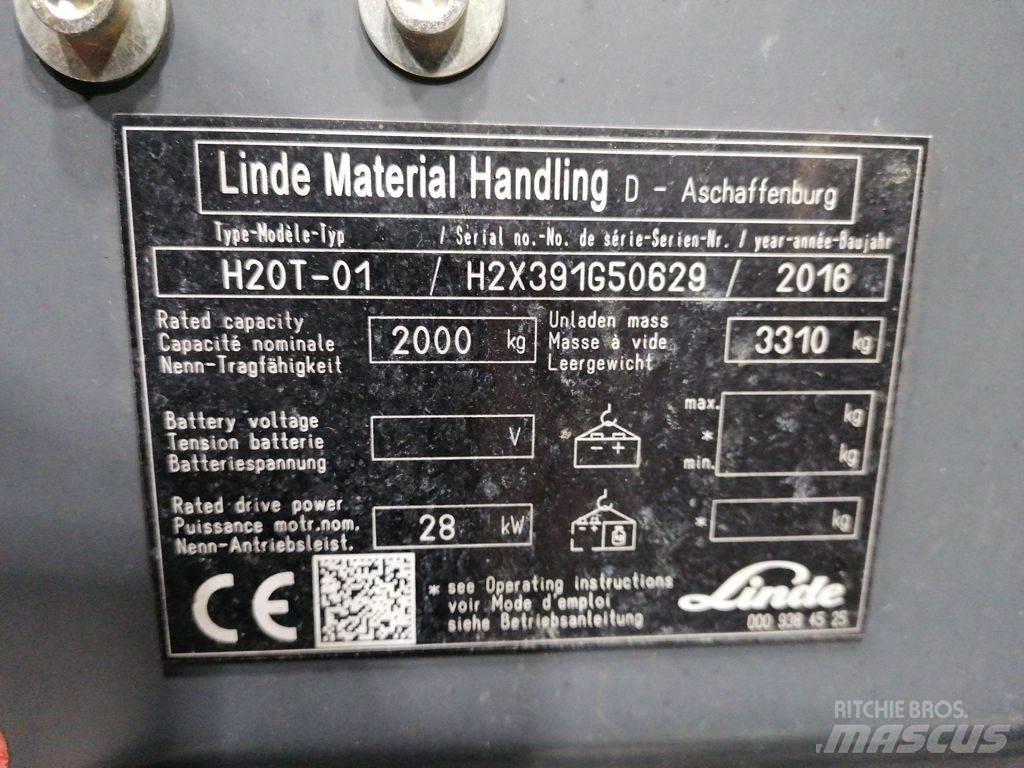 Linde H20T-01 Nestekaasutrukit