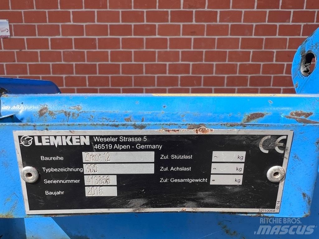 Lemken Zirkon 12 Jyrsimet