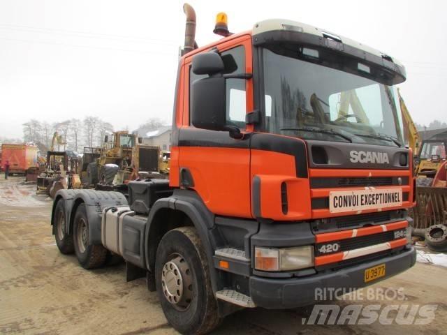 Scania 124 C 420 Vetopöytäautot