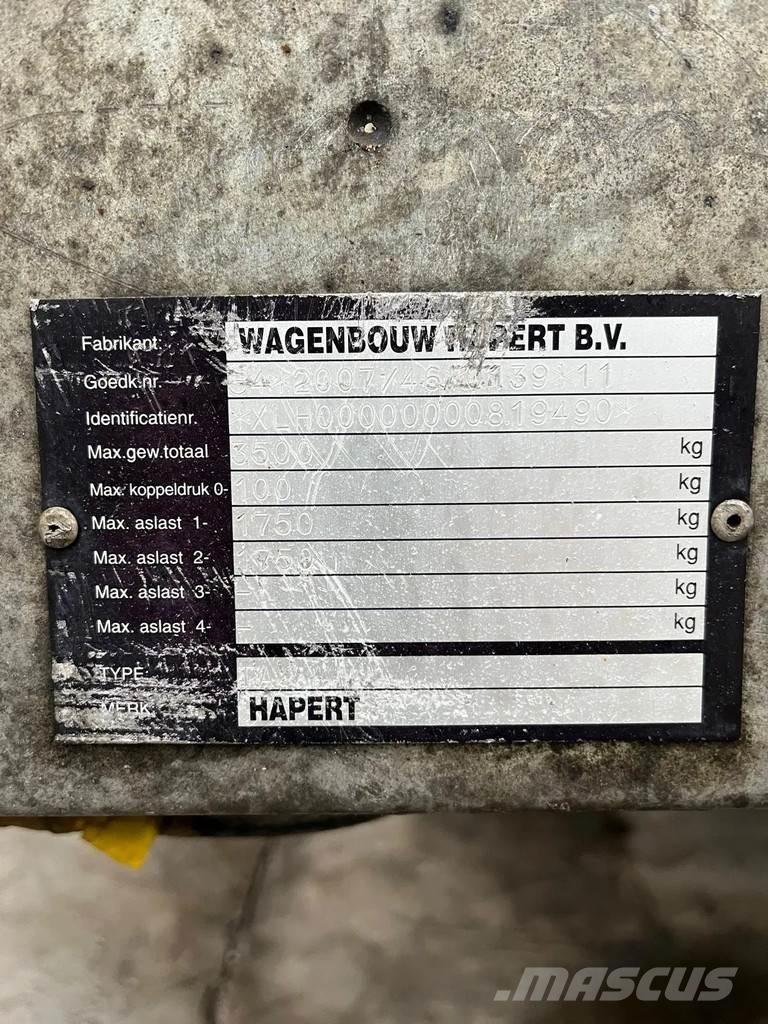 Hapert LF2 Autonkuljetusperävaunut