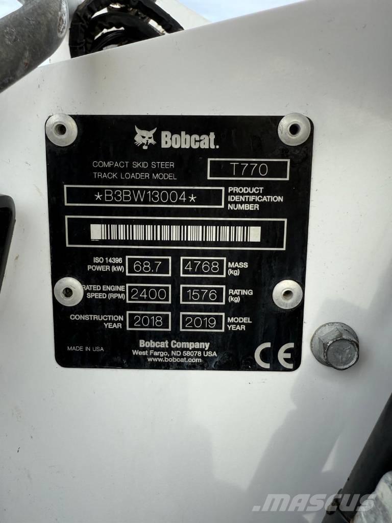 Bobcat T 770 Telakuormaajat
