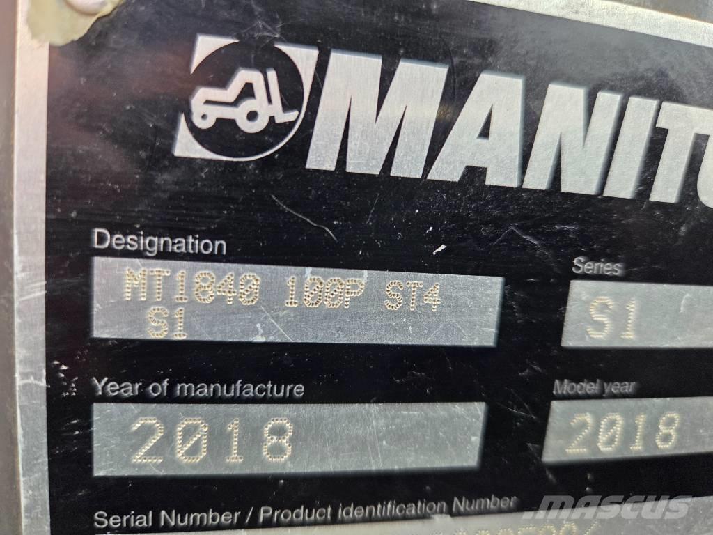 Manitou MT 1840 Kurottajat