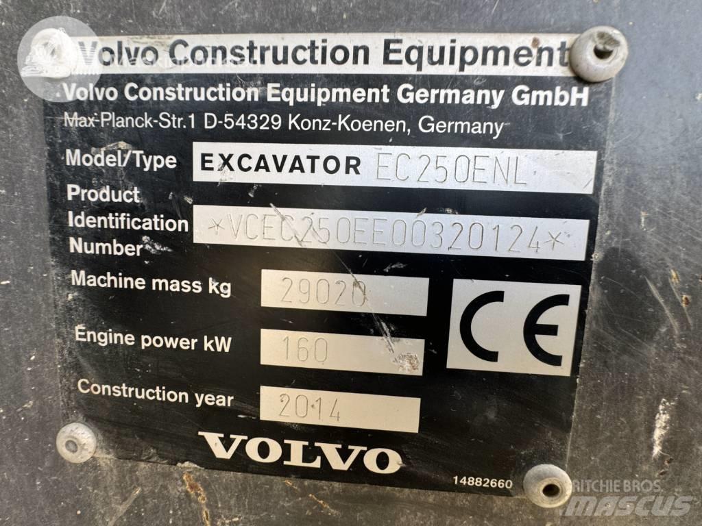 Volvo EC 250 E N L Telakaivukoneet