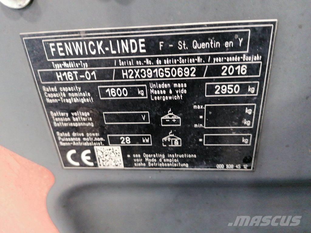 Linde H16T-01 Nestekaasutrukit