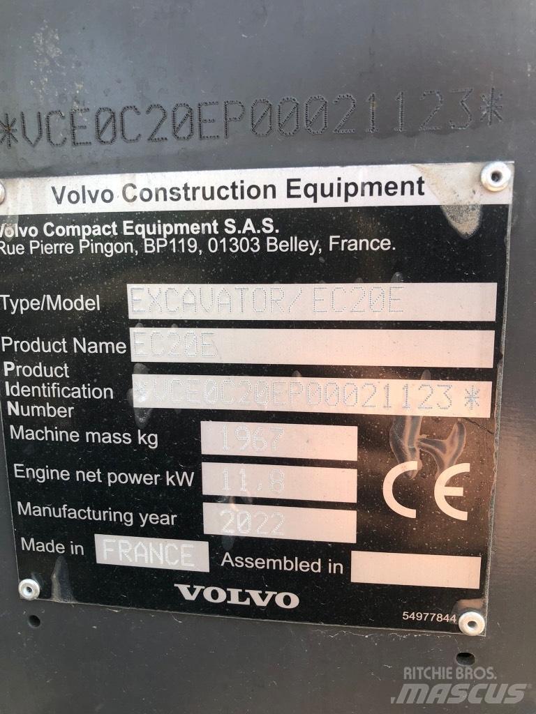Volvo EC 20 E Minikaivukoneet < 7t