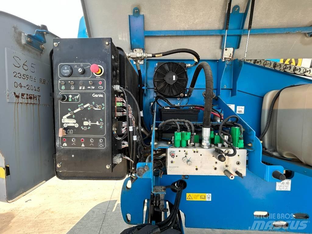 Genie S 65 Teleskooppipuominostimet