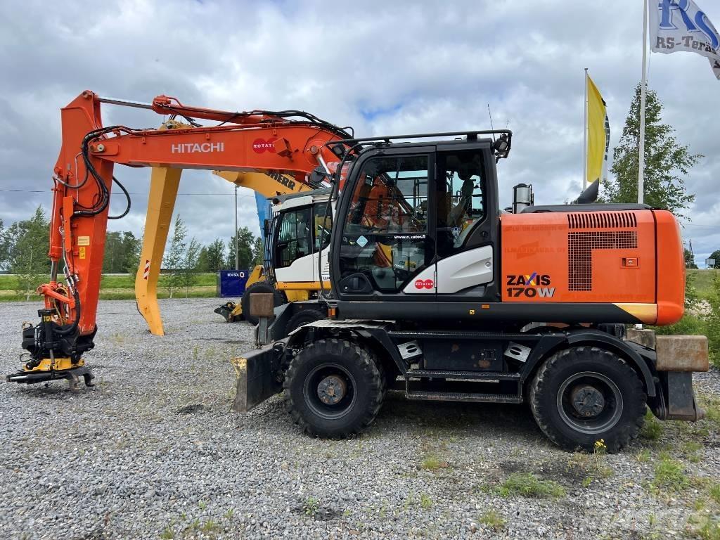 Hitachi ZX 170W-5B Pyöräkaivukoneet