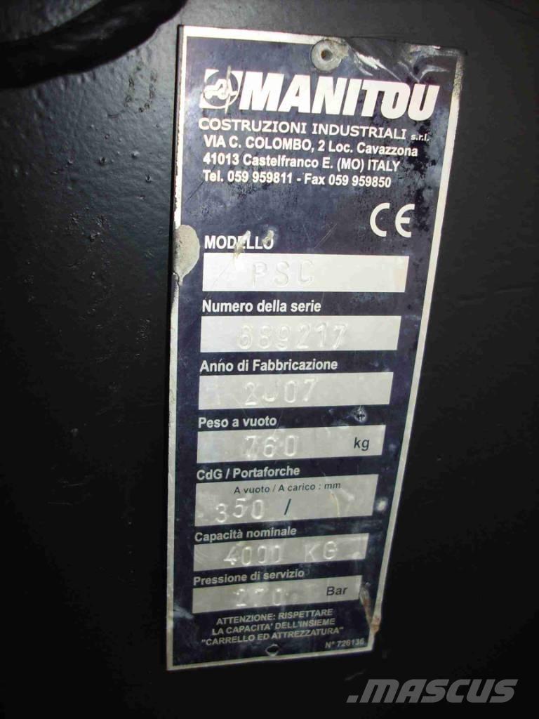Manitou PSC4000 Muut materiaalinkäsittelykoneet
