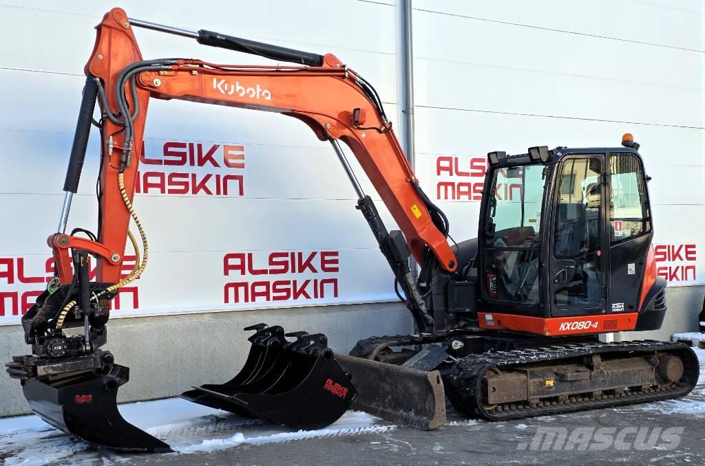 Kubota KX 080-4 Midikaivukoneet 7t - 12t