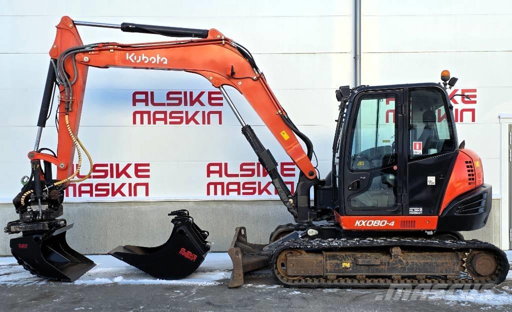 Kubota KX 080-4 Midikaivukoneet 7t - 12t