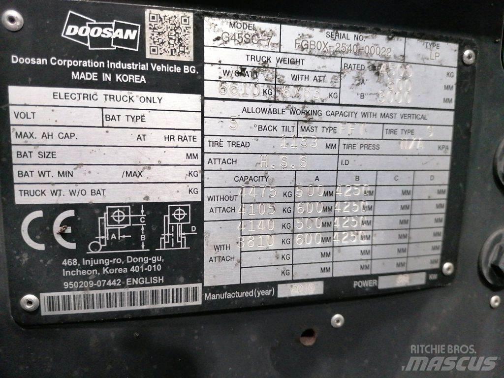 Doosan G45SC-7 Nestekaasutrukit
