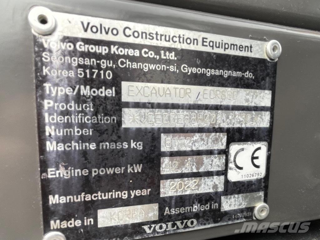 Volvo ECR88D Midikaivukoneet 7t - 12t
