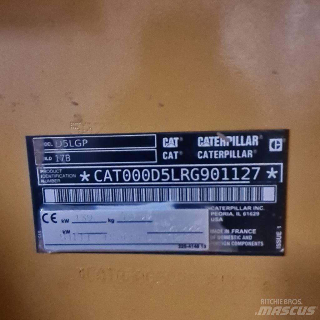 CAT D 5 LGP Telaketjupuskutraktorit