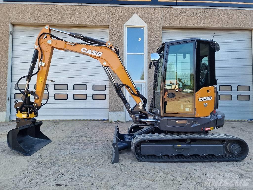 CASE CX 58 D Minikaivukoneet < 7t