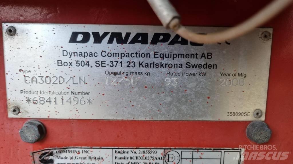 Dynapac CA302D, Vält Yksivalssijyrät