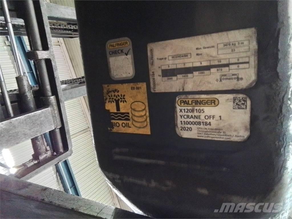 Palfinger X120f105 Kuormatraktorinosturit