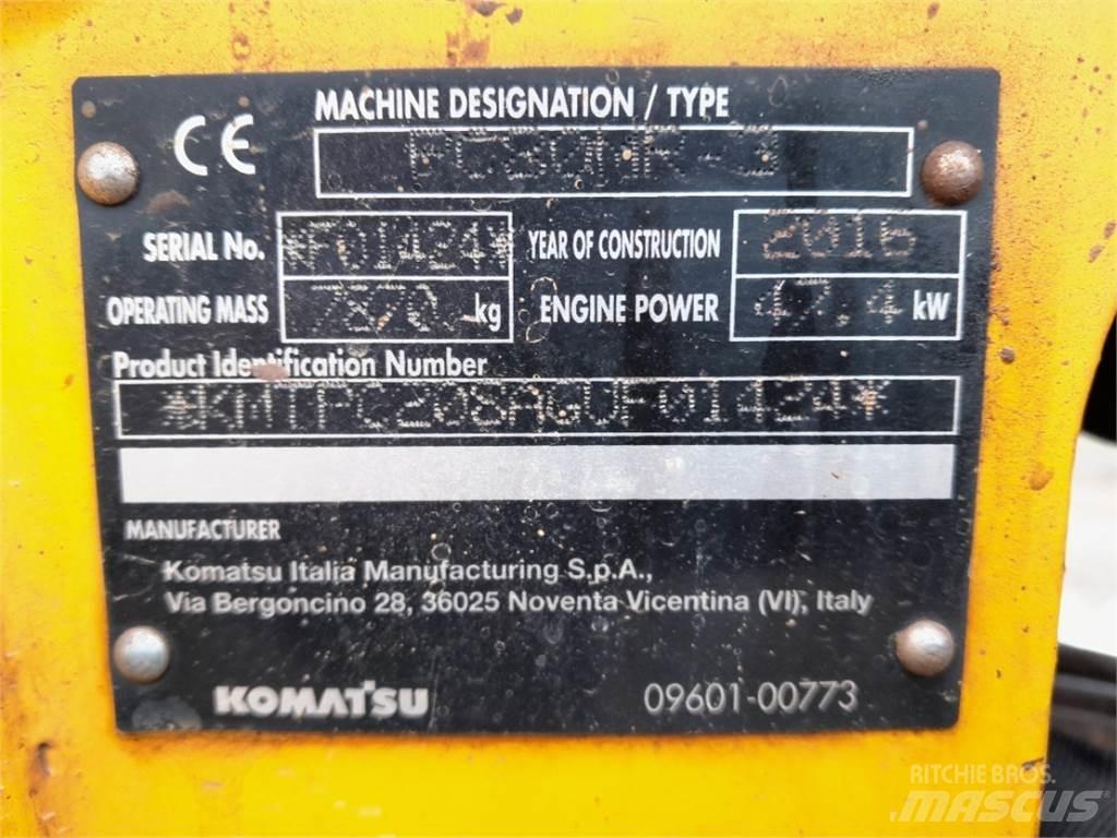 Komatsu PC80 Minikaivukoneet < 7t