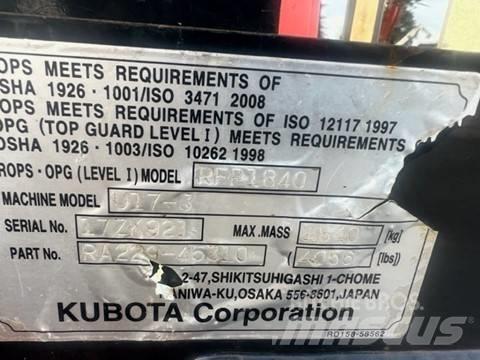 Kubota U 17-3 Minikaivukoneet < 7t