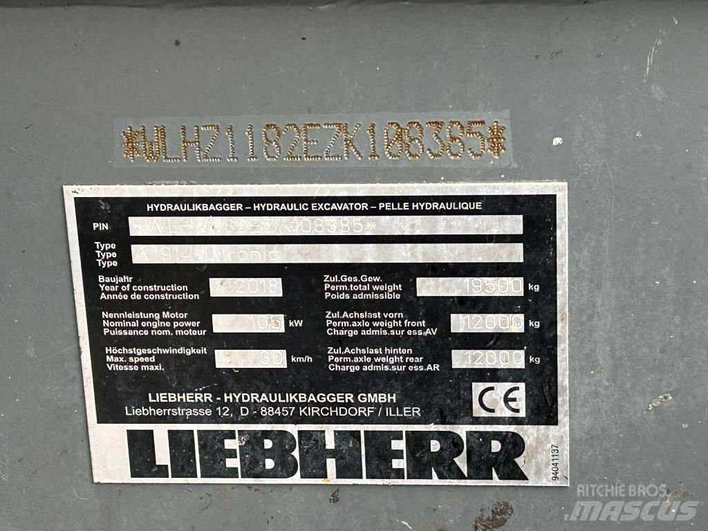 Liebherr A914 / LH18M Muut materiaalinkäsittelykoneet